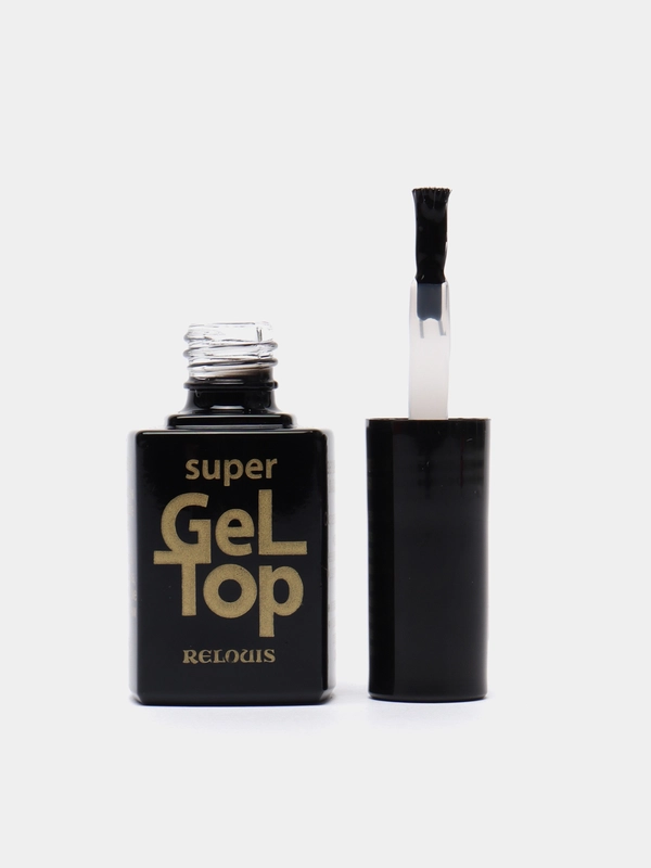 Верхнее покрытие лака для ногтей "Super Gel Top" RELOUIS 10г