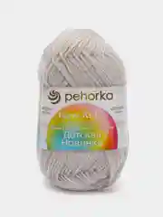 Серый металлик пряжа Пехорка "Детская новинка", 5 штук, 100% Акрил, 50 г, 200 м