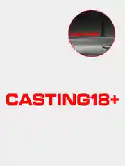 Красный наклейка "Casting 18+"