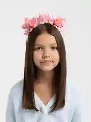 Красный ободок детский "Мышка"