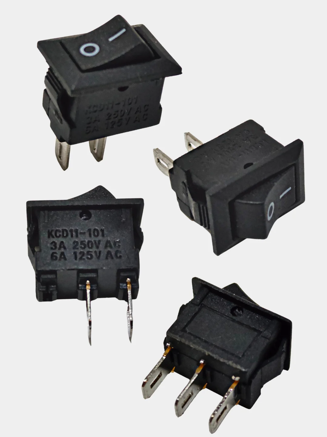 Набор выключателей Micro, клавишные, 250 В, 3 А, 10 штук