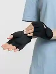 Черный перчатки спортивные для велосипеда и фитнеса