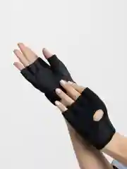 Черный перчатки спортивные для велосипеда и фитнеса