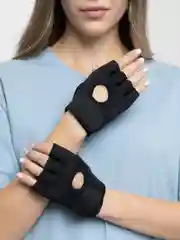 Черный перчатки спортивные для велосипеда и фитнеса