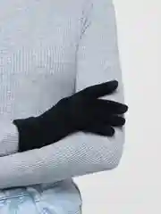 Черный перчатки сенсорные унисекс