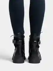 Черный ботинки женские в сеточку
