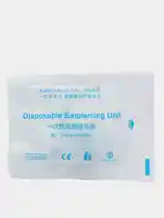 Бирюзовый пистолет одноразовый для пирсинга, прокола ушей и носа, с серьгой
