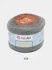 Серый пряжа YarnArt Flowers Alpaca, 80% акрил, 20% альпака, 250 г, 940 м, 1 моток