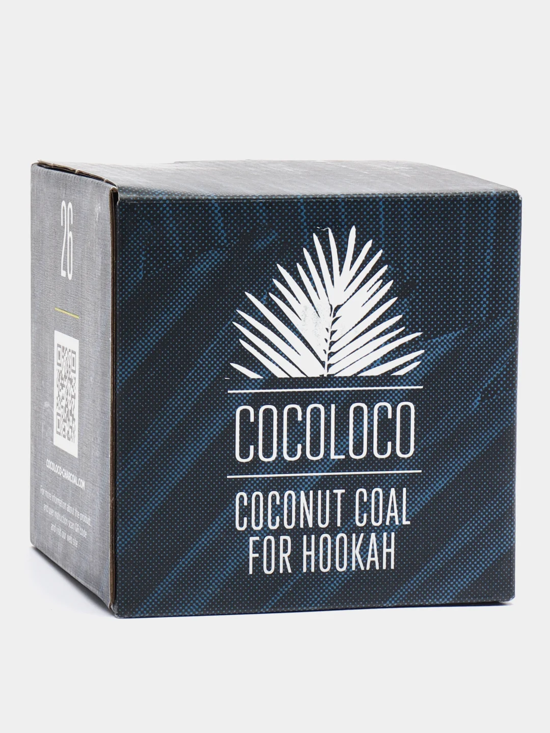 Уголь для кальяна "COCOCLOCO" 26 мм/64 шт, кокосовый уголь