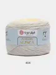Серебряный пряжа YarnArt Flowers Alpaca, 80% акрил, 20% альпака, 250 г, 940 м, 1 моток