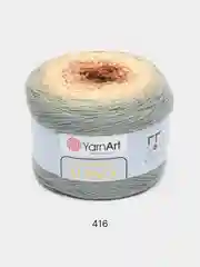 Серый меланж пряжа YarnArt Flowers Alpaca, 80% акрил, 20% альпака, 250 г, 940 м, 1 моток