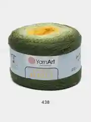 Лесной зеленый пряжа YarnArt Flowers Alpaca, 80% акрил, 20% альпака, 250 г, 940 м, 1 моток
