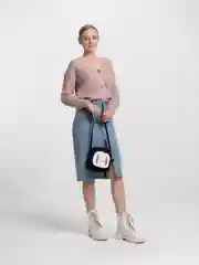 Красный сумка через плечо "Безликий"