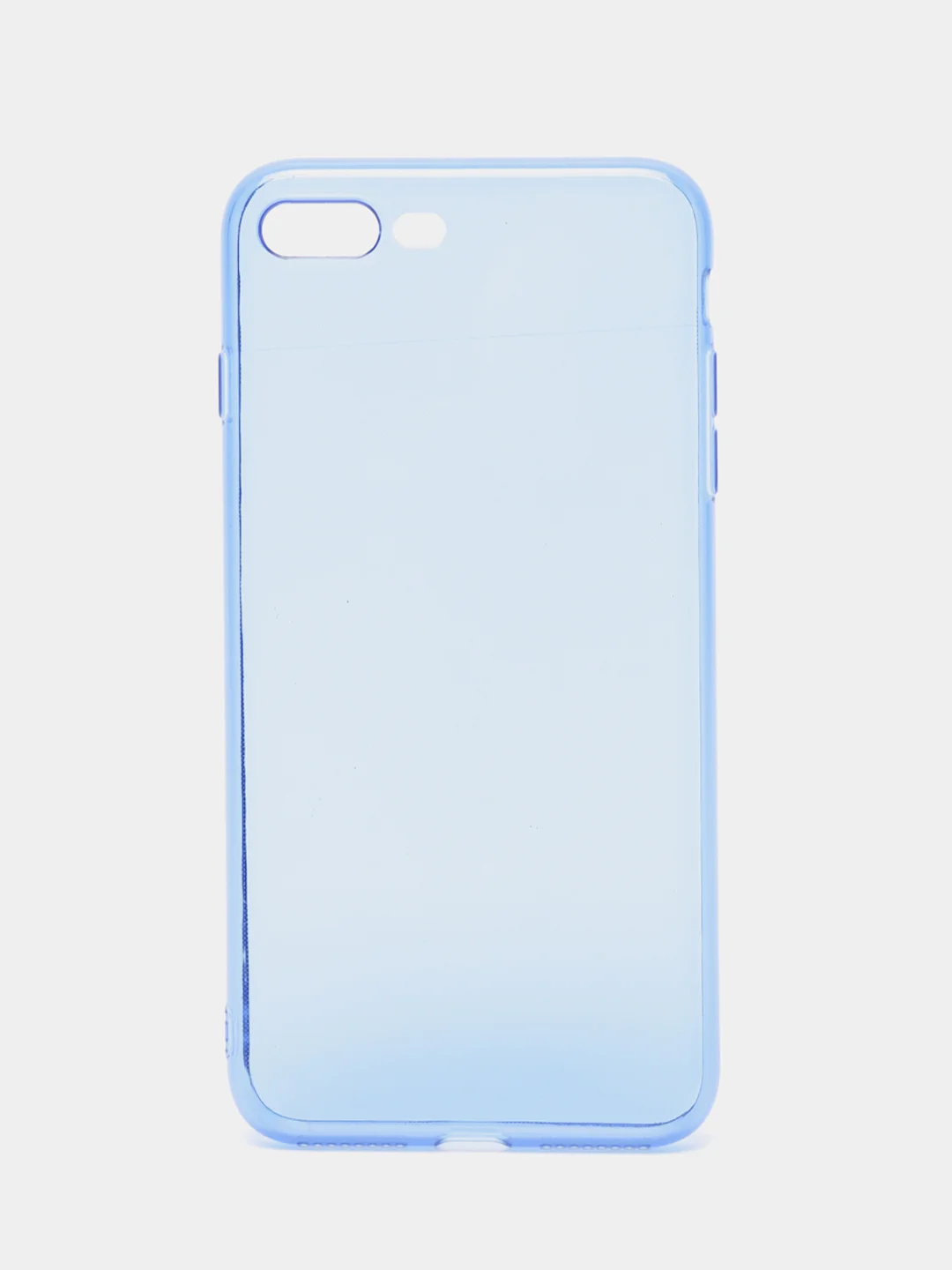 Синий чехол для iPhone 11, 12, 13, 7, 8, SE 2020, Plus, X, XS, XR, Max, Pro, mini, прозрачный
