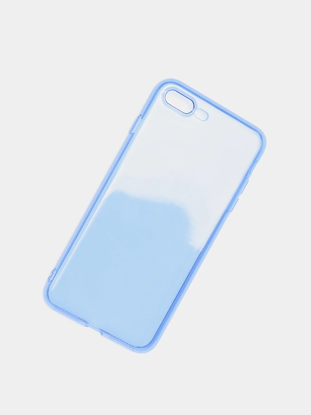 Синий чехол для iPhone 11, 12, 13, 7, 8, SE 2020, Plus, X, XS, XR, Max, Pro, mini, прозрачный