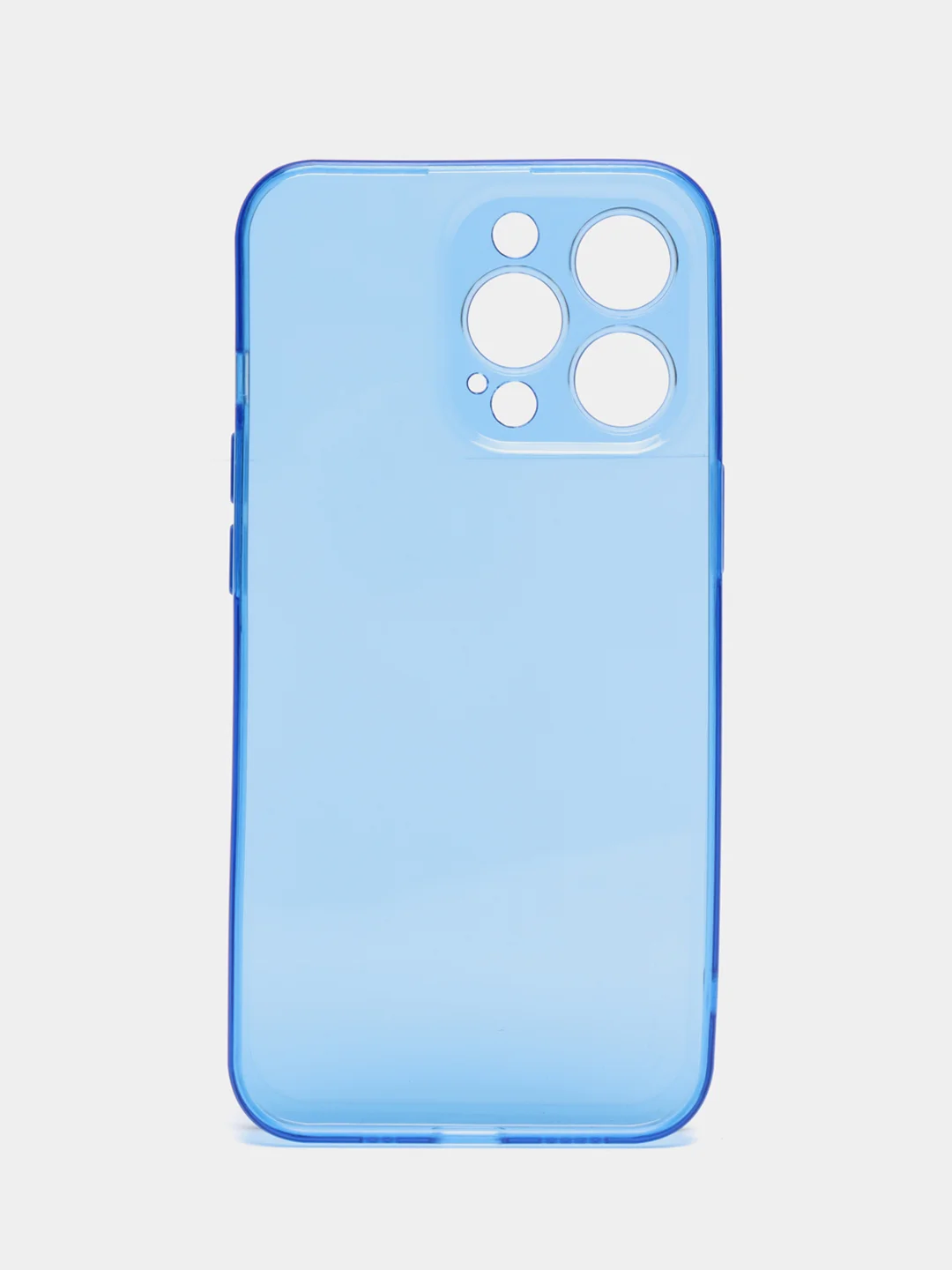 Синий чехол для iPhone 11, 12, 13, 7, 8, SE 2020, Plus, X, XS, XR, Max, Pro, mini, прозрачный