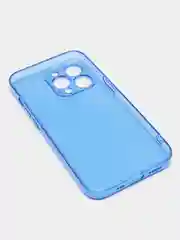 Синий чехол для iPhone 11, 12, 13, 7, 8, SE 2020, Plus, X, XS, XR, Max, Pro, mini, прозрачный