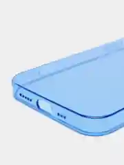 Синий чехол для iPhone 11, 12, 13, 7, 8, SE 2020, Plus, X, XS, XR, Max, Pro, mini, прозрачный