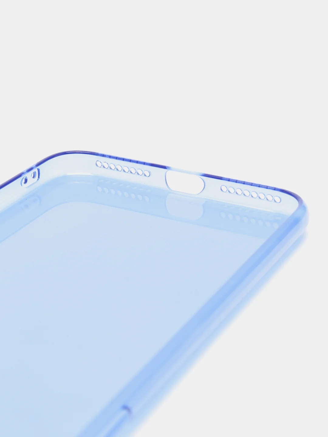 Синий чехол для iPhone 11, 12, 13, 7, 8, SE 2020, Plus, X, XS, XR, Max, Pro, mini, прозрачный