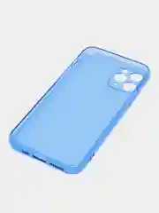 Синий чехол для iPhone 11, 12, 13, 7, 8, SE 2020, Plus, X, XS, XR, Max, Pro, mini, прозрачный