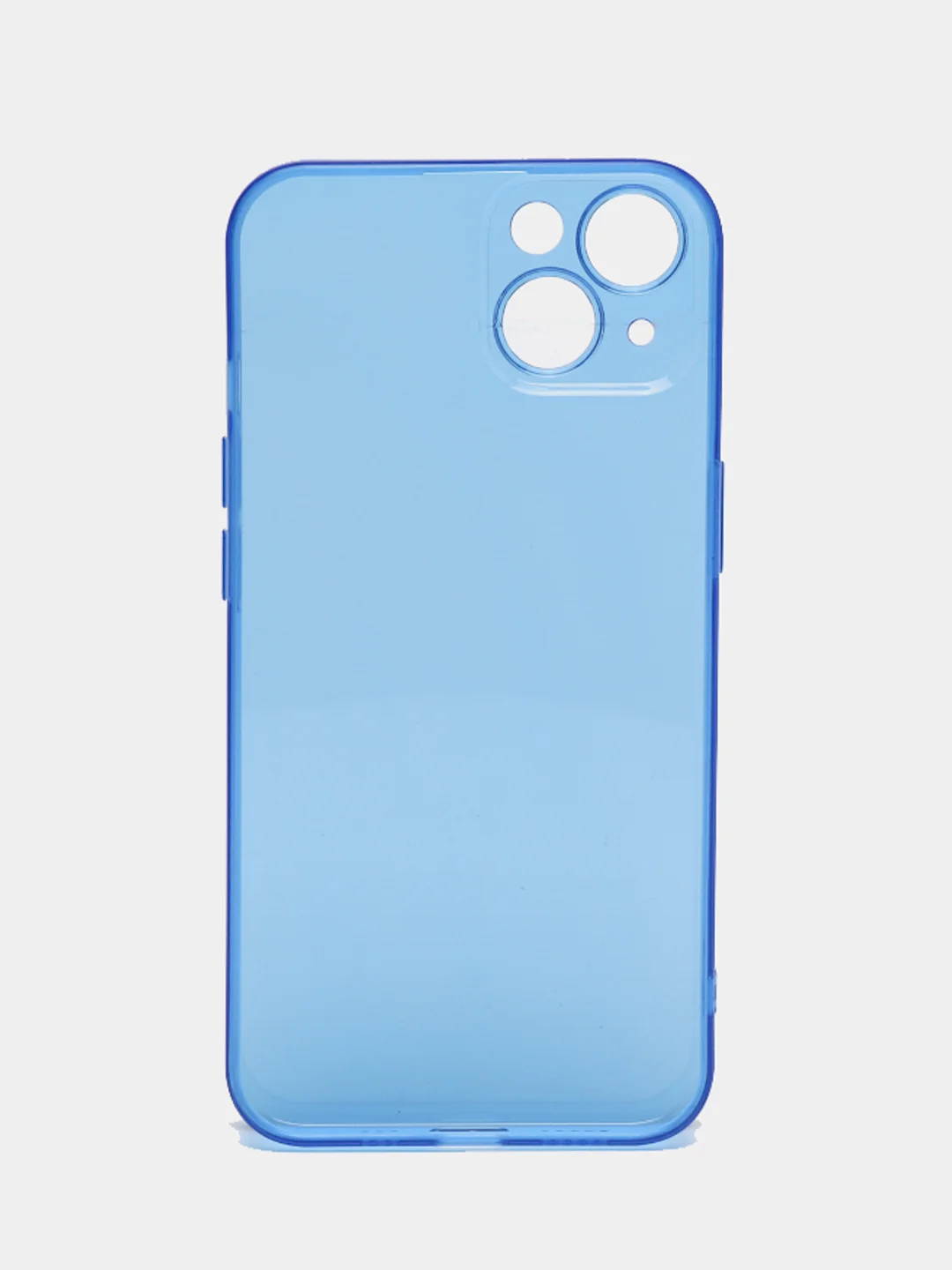 Синий чехол для iPhone 11, 12, 13, 7, 8, SE 2020, Plus, X, XS, XR, Max, Pro, mini, прозрачный