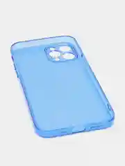 Синий чехол для iPhone 11, 12, 13, 7, 8, SE 2020, Plus, X, XS, XR, Max, Pro, mini, прозрачный