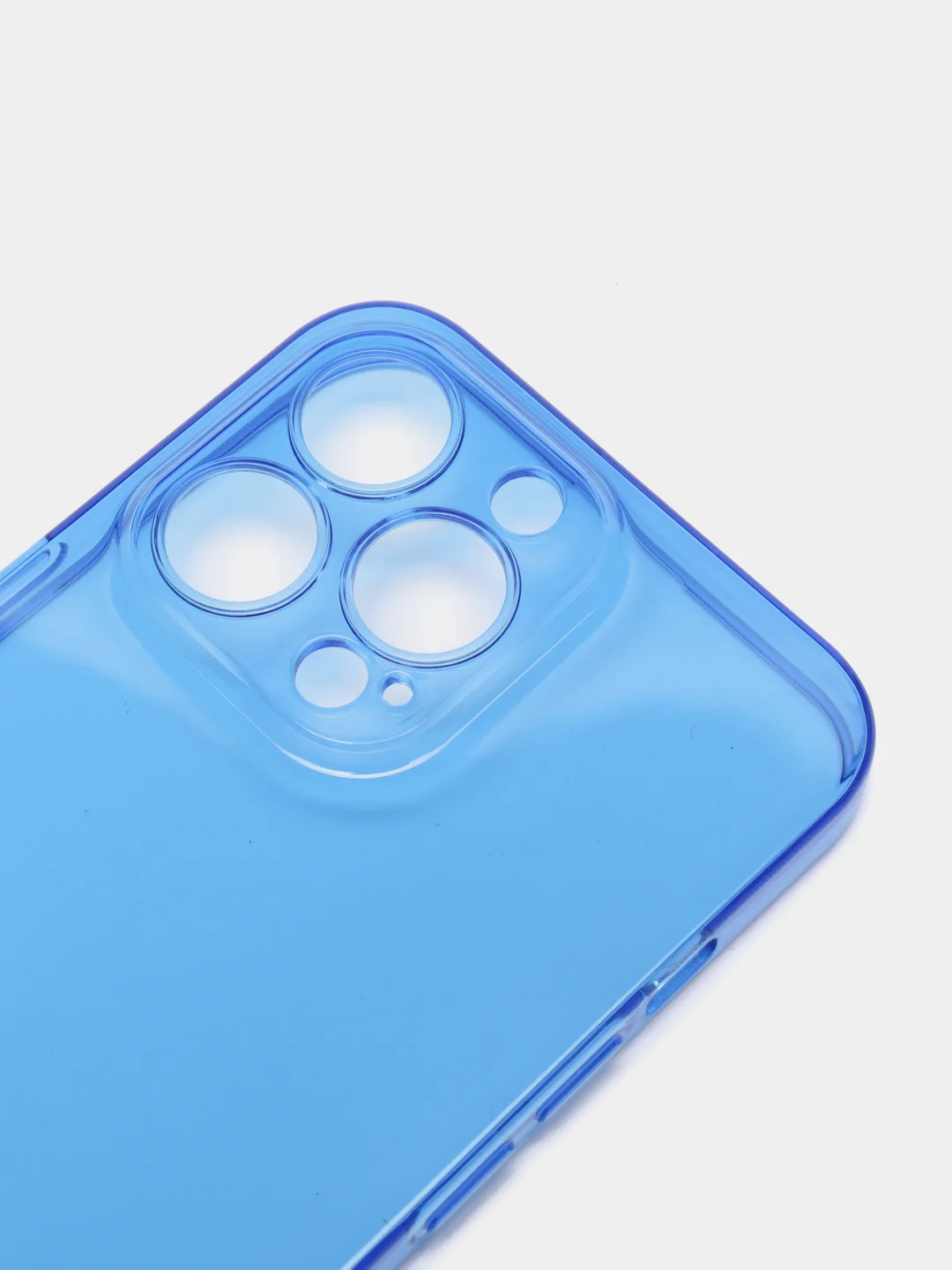 Синий чехол для iPhone 11, 12, 13, 7, 8, SE 2020, Plus, X, XS, XR, Max, Pro, mini, прозрачный