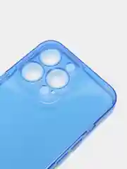 Синий чехол для iPhone 11, 12, 13, 7, 8, SE 2020, Plus, X, XS, XR, Max, Pro, mini, прозрачный