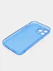 Синий чехол для iPhone 11, 12, 13, 7, 8, SE 2020, Plus, X, XS, XR, Max, Pro, mini, прозрачный