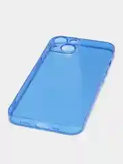 Синий чехол для iPhone 11, 12, 13, 7, 8, SE 2020, Plus, X, XS, XR, Max, Pro, mini, прозрачный