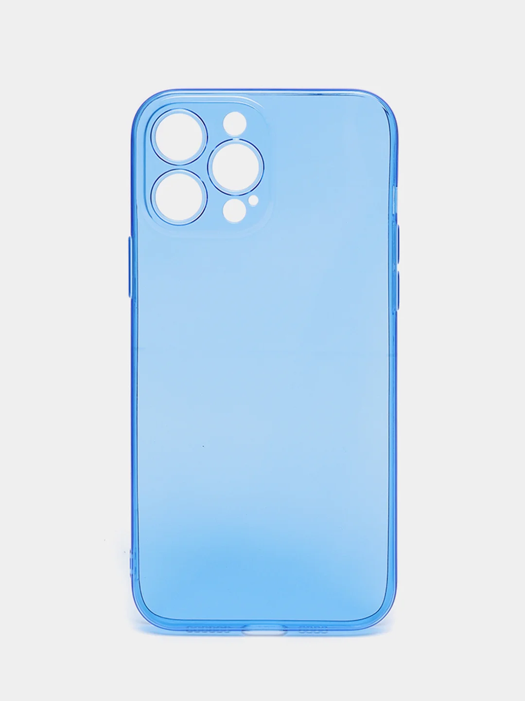 Синий чехол для iPhone 11, 12, 13, 7, 8, SE 2020, Plus, X, XS, XR, Max, Pro, mini, прозрачный