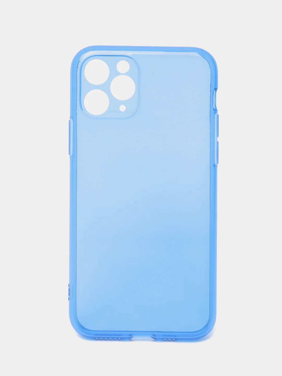 Синий чехол для iPhone 11, 12, 13, 7, 8, SE 2020, Plus, X, XS, XR, Max, Pro, mini, прозрачный