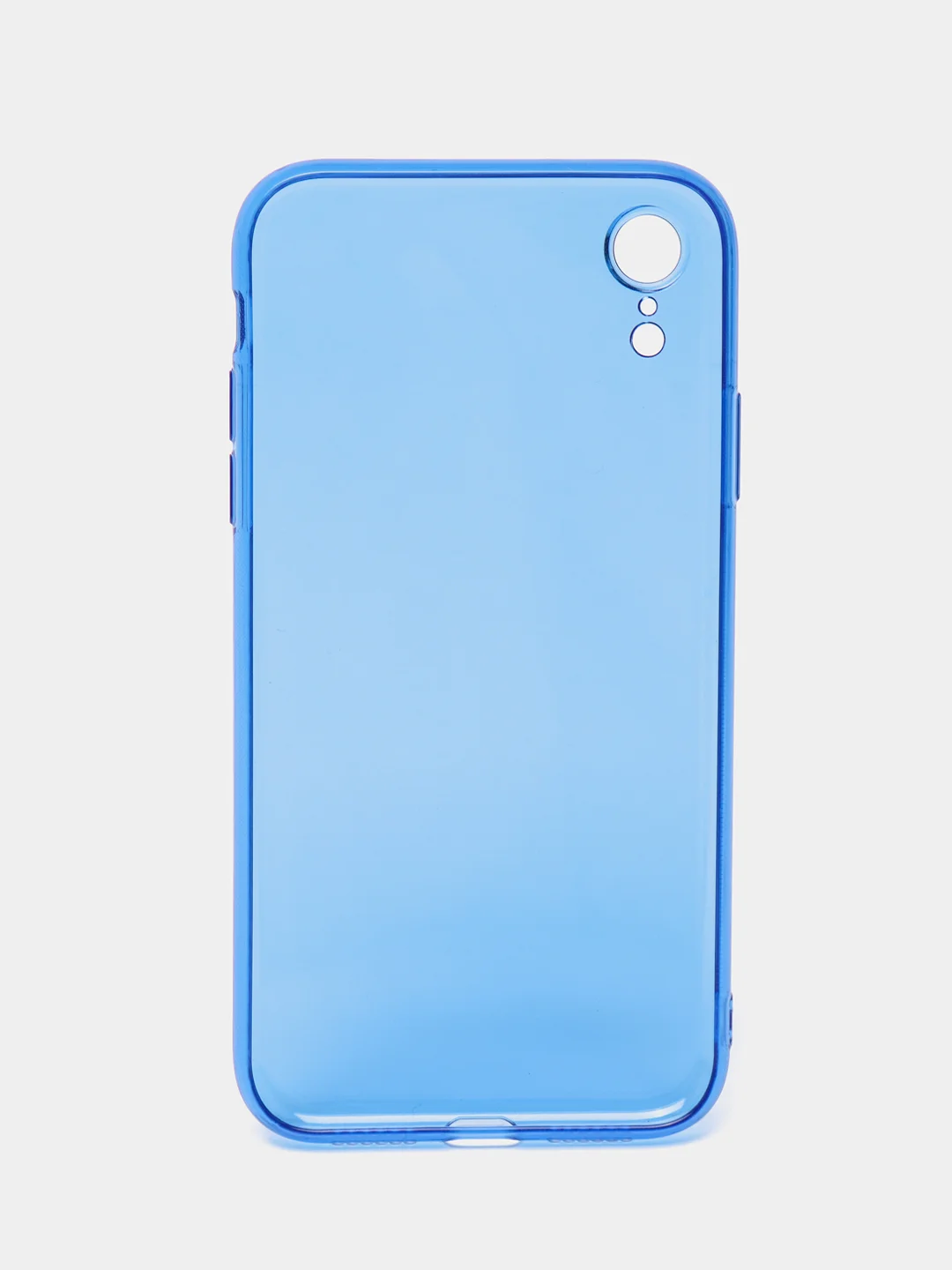 Синий чехол для iPhone 11, 12, 13, 7, 8, SE 2020, Plus, X, XS, XR, Max, Pro, mini, прозрачный