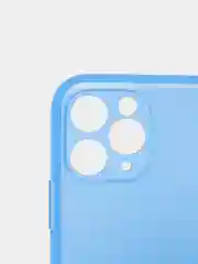 Синий чехол для iPhone 11, 12, 13, 7, 8, SE 2020, Plus, X, XS, XR, Max, Pro, mini, прозрачный
