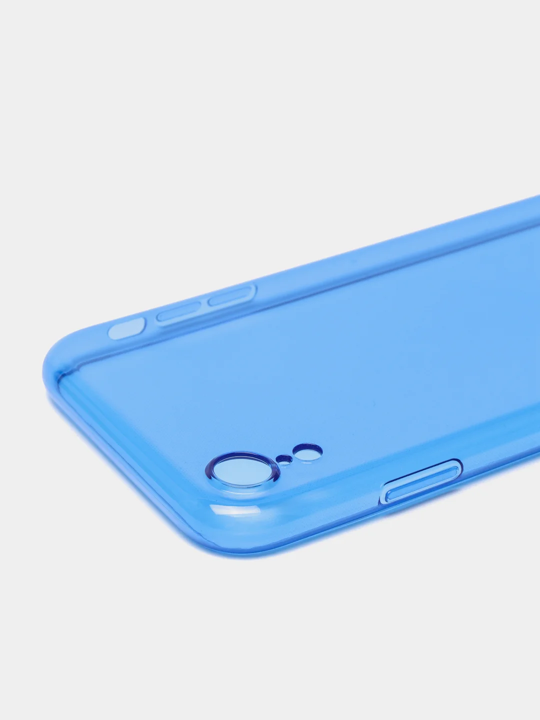 Синий чехол для iPhone 11, 12, 13, 7, 8, SE 2020, Plus, X, XS, XR, Max, Pro, mini, прозрачный