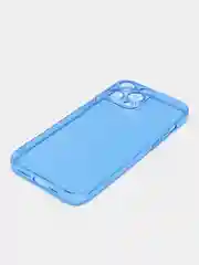 Синий чехол для iPhone 11, 12, 13, 7, 8, SE 2020, Plus, X, XS, XR, Max, Pro, mini, прозрачный