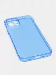 Синий чехол для iPhone 11, 12, 13, 7, 8, SE 2020, Plus, X, XS, XR, Max, Pro, mini, прозрачный