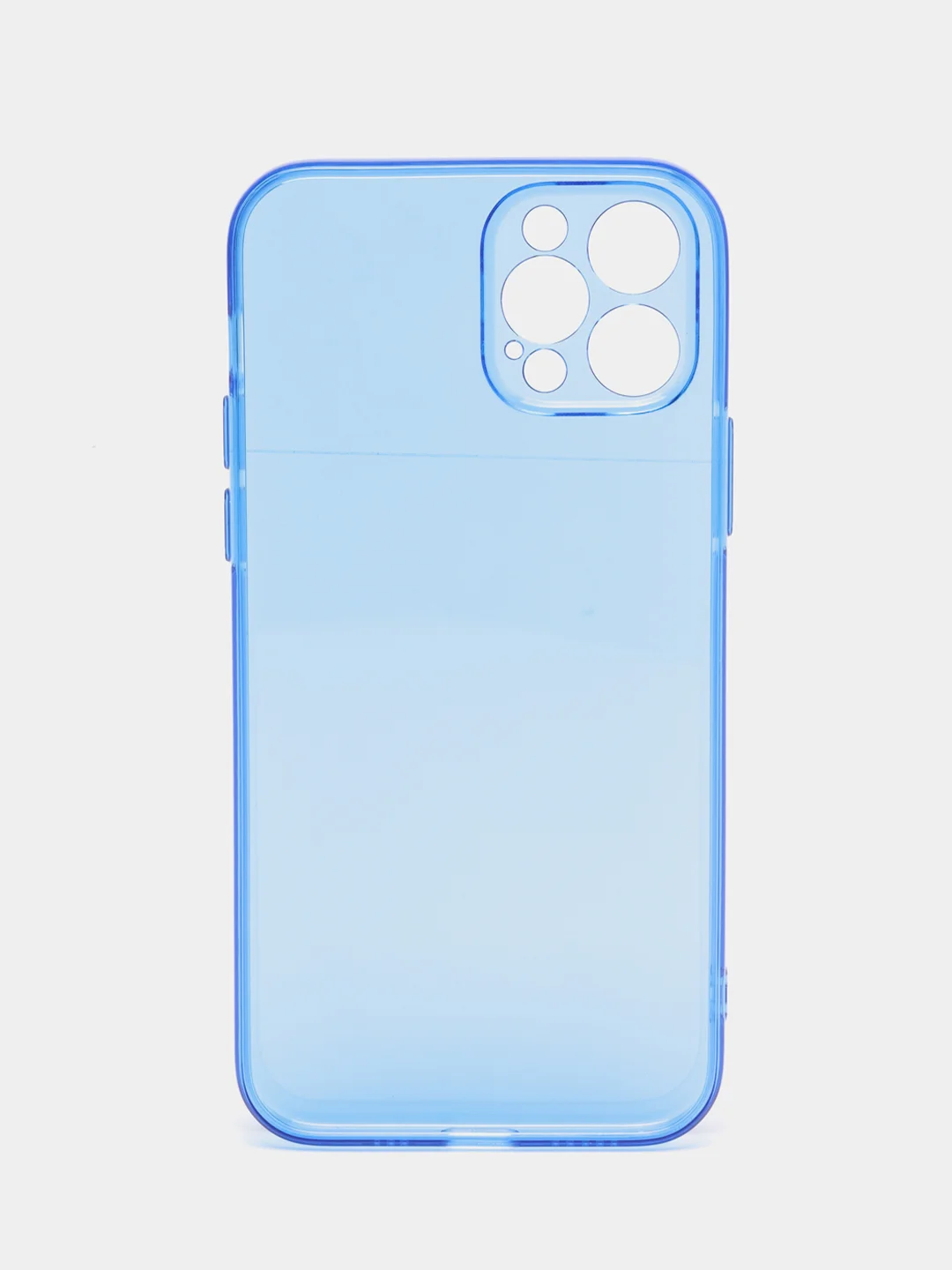 Синий чехол для iPhone 11, 12, 13, 7, 8, SE 2020, Plus, X, XS, XR, Max, Pro, mini, прозрачный