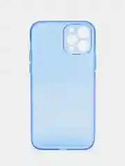Синий чехол для iPhone 11, 12, 13, 7, 8, SE 2020, Plus, X, XS, XR, Max, Pro, mini, прозрачный