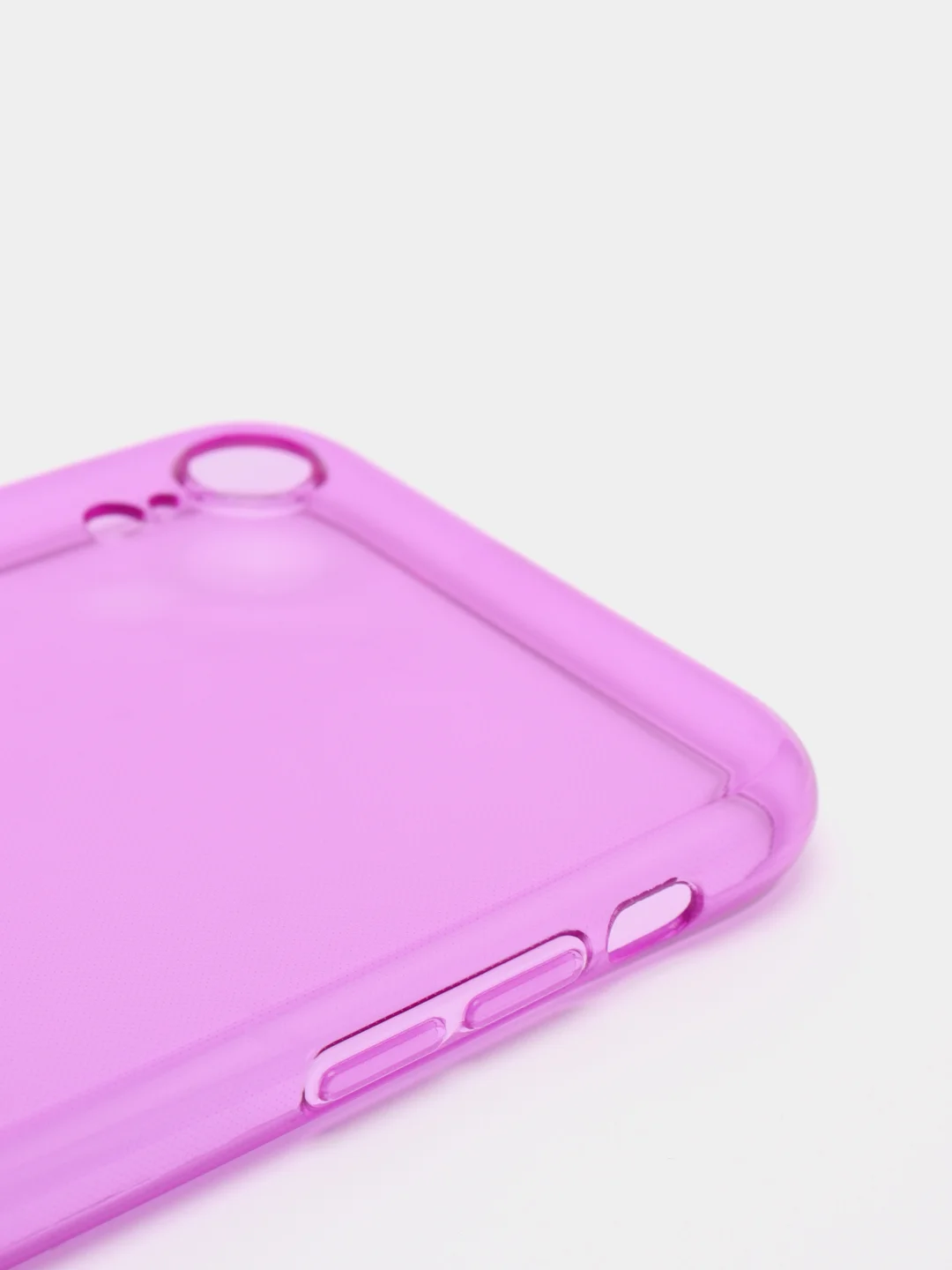 Фиолетовый чехол для iPhone 11, 12, 13, 7, 8, SE 2020, Plus, X, XS, XR, Max, Pro, mini, прозрачный