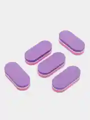 Двухсторонний Баф для ногтей мини овальной формы для ногтей 100/180 грит пилка