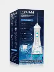 Ирригатор для полости рта PECHAM Trip White, Портативный, 5 насадок, Емкость 200 мл, 3 реж