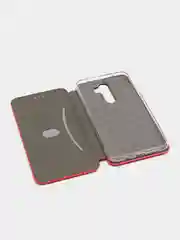 Красный чехол книжка для Xiaomi Redmi 9C / 9A / 9 / 7A / 8/8A, Note 9/9S/9 Pro, 8/8 Pro, 4X, 7, 8T