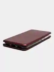Багровый чехол книжка для Xiaomi Redmi 9C / 9A / 9 / 7A / 8/8A, Note 9/9S/9 Pro, 8/8 Pro, 4X, 7, 8T