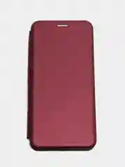 Багровый чехол книжка для Xiaomi Redmi 9C / 9A / 9 / 7A / 8/8A, Note 9/9S/9 Pro, 8/8 Pro, 4X, 7, 8T