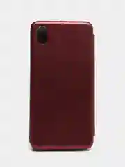 Багровый чехол книжка для Xiaomi Redmi 9C / 9A / 9 / 7A / 8/8A, Note 9/9S/9 Pro, 8/8 Pro, 4X, 7, 8T