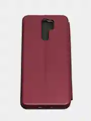 Багровый чехол книжка для Xiaomi Redmi 9C / 9A / 9 / 7A / 8/8A, Note 9/9S/9 Pro, 8/8 Pro, 4X, 7, 8T