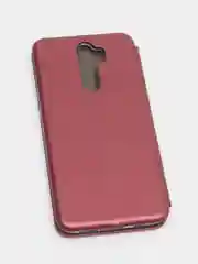 Багровый чехол книжка для Xiaomi Redmi 9C / 9A / 9 / 7A / 8/8A, Note 9/9S/9 Pro, 8/8 Pro, 4X, 7, 8T