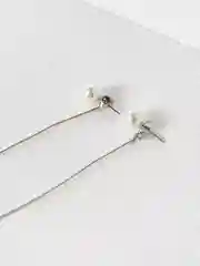 Серебряный серьги-гвоздики "Ideal Pearl"