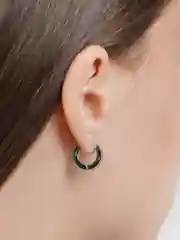 Серебряный сегментное кольцо для пирсинга